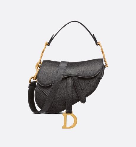 dior mini black saddle bag|mini lady dior milly bag.